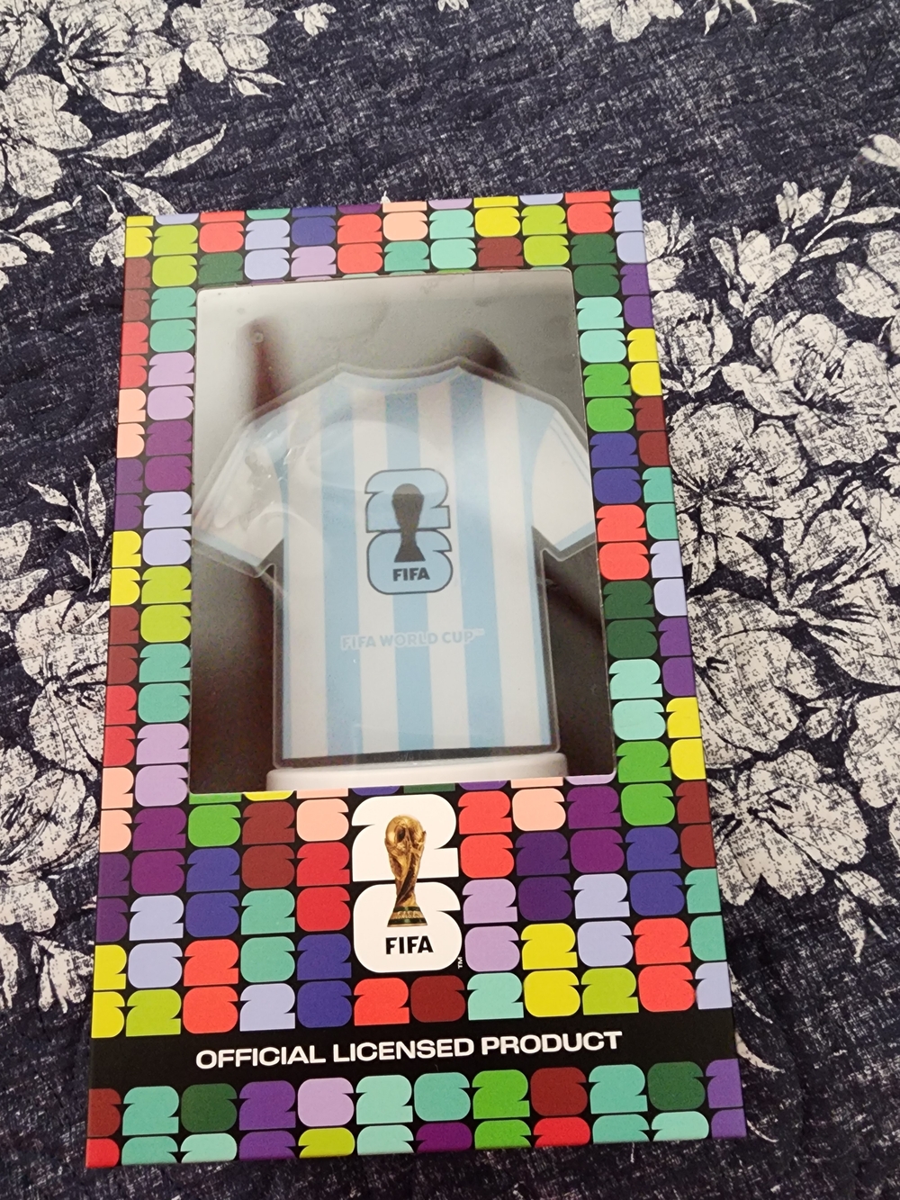FIFA World Cup 2026 Sovcer Jersey Nightlight - Sky Blue & White